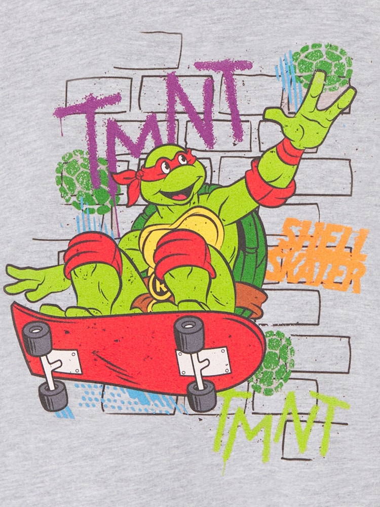 Vanilla Underground Grey Boys Teenage Mutant Ninja Turtles T-Shirt - Image 5 of 5