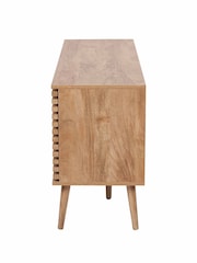 Pacific Natural Larvik Wood 2 Door 2 Drawer Sideboard - Image 4 of 6