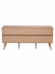 Pacific Natural Larvik Wood 2 Door 2 Drawer Sideboard - Image 5 of 6