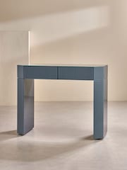 MADE.COM Blue Glass Eleni Dressing Table - Image 2 of 4