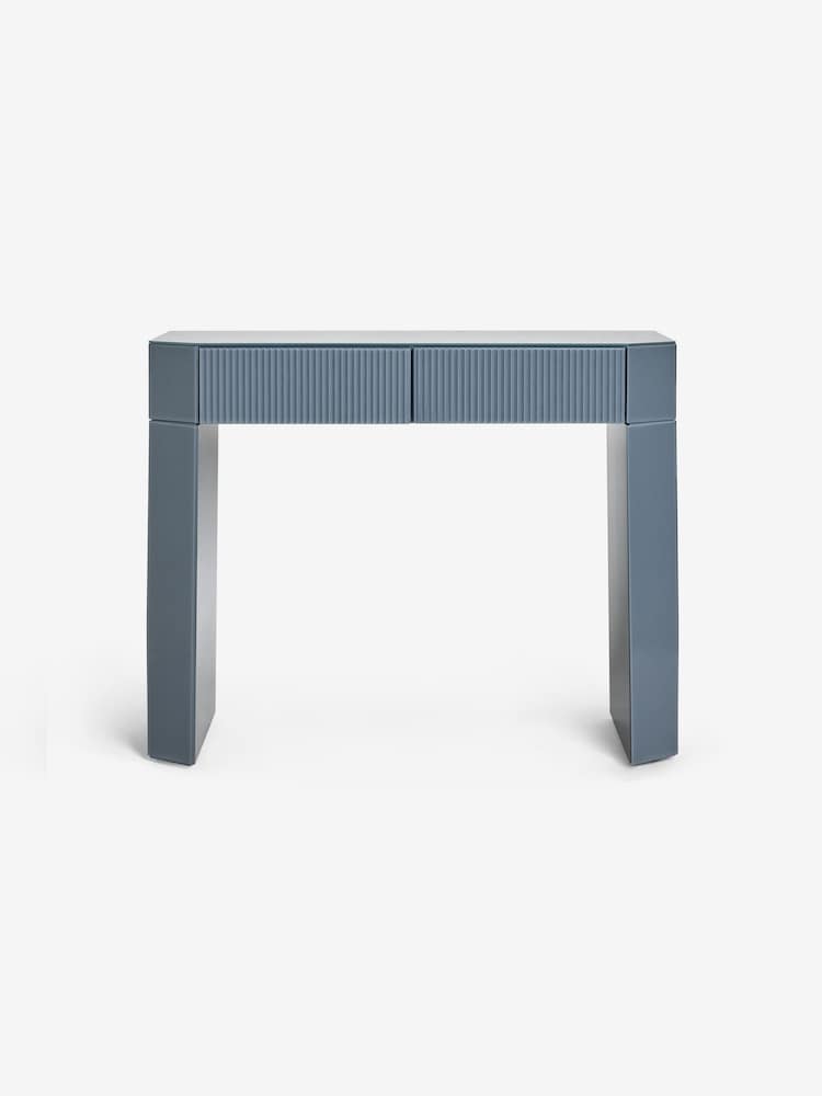 MADE.COM Blue Glass Eleni Dressing Table - Image 5 of 5