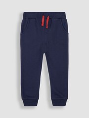 JoJo Maman Bébé Colour Block Appliqué Sweatshirt & Jogger Set - Bild 4 von 5