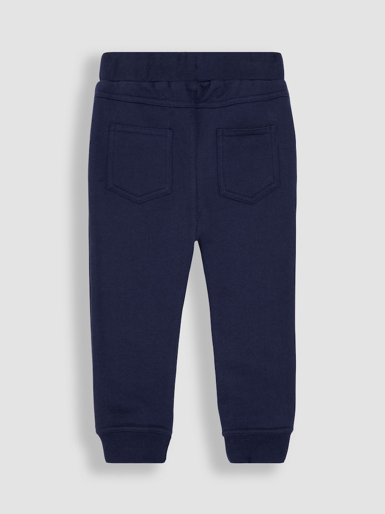 JoJo Maman Bébé Colour Block Appliqué Sweatshirt & Jogger Set - Bild 5 von 5