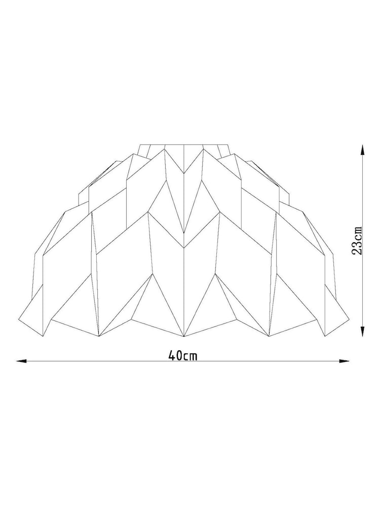 Easy Fit Geo Couleur Block Pendant Lampes Abat-jour - Image 4 of 5