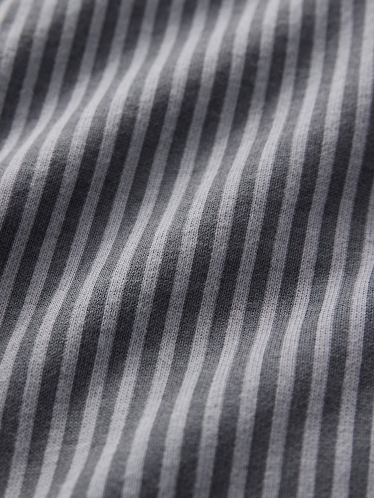 Charcoal Grey/White Stripe Carpenter Jersey Joggers (3mths-7yrs) - Image 4 of 4