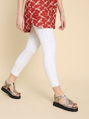 White Stuff White Crop Janey Jeggings - Image 3 of 7
