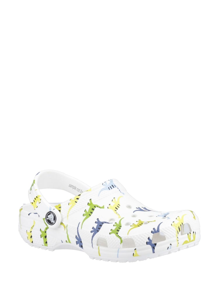 Crocs Dinosaur Kids Classic Clogs - Image 1 of 4
