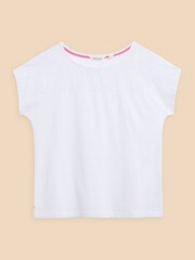 White Stuff White 100% Cotton Embroidery Anthea Top - Image 5 of 7