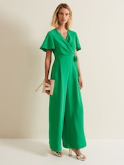 Phase Eight Green Petite Julissa Jumpsuit - Image 1 of 6