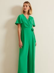 Phase Eight Green Petite Julissa Jumpsuit - Image 3 of 6