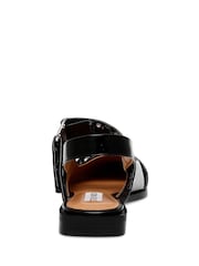 Negro - Steve Madden Grand Avenue Buckle Slingback Shoes - Imagen 7 de 8
