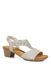 Pavers Natural Pavers Natural Heeled Slingback Sandals - Image 1 of 5