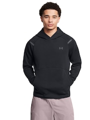 Under Armour Black Unstoppable Fleece Hoodie - Image 1 of 5