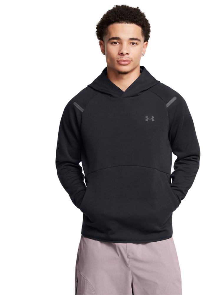 Under Armour Black Unstoppable Fleece Hoodie - Image 1 of 5