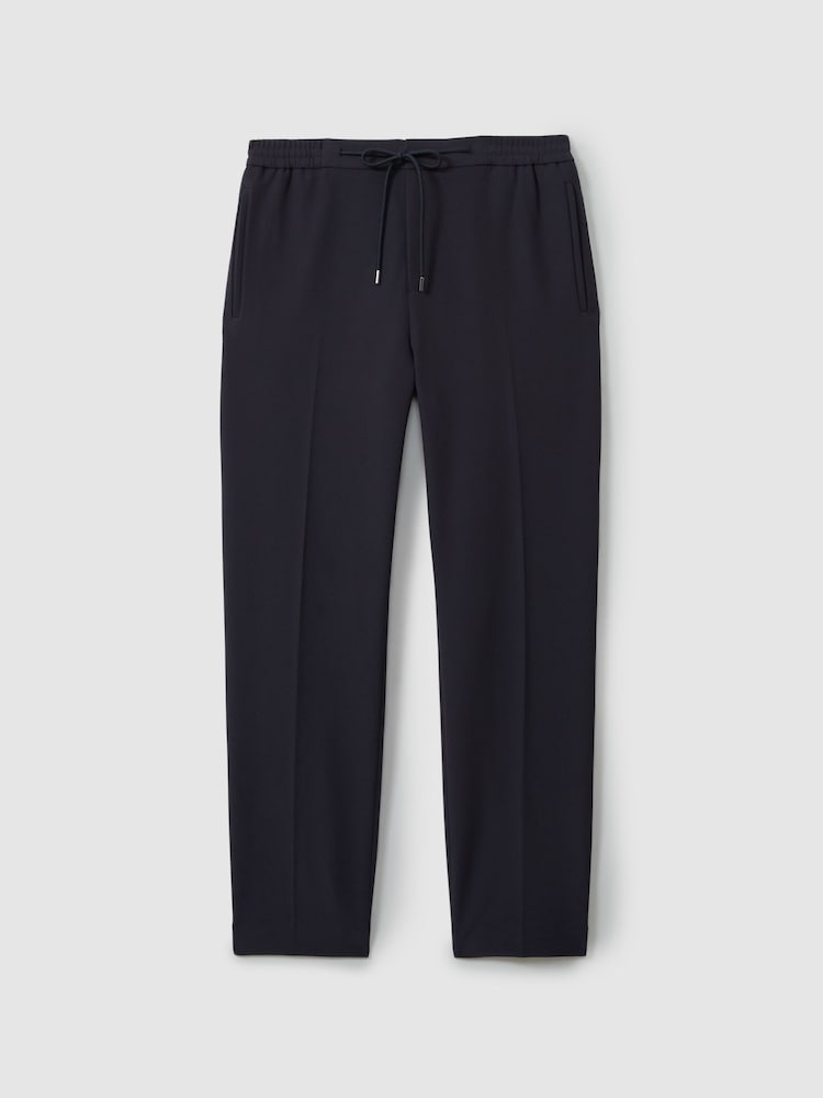 Reiss Roy Relaxed Contrast Pipe Detail Trousers - Image 2 of 5
