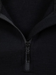 Mountain Warehouse Black Womens Merino Zip Neck Thermal Top - Image 5 of 5