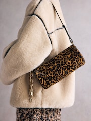 Animal Tabitha Simmons Ana Leather Barrel Shoulder Bag - Image 3 of 13