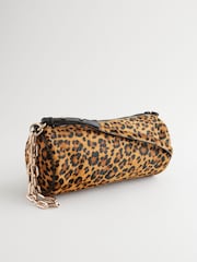 Animal Tabitha Simmons Ana Leather Barrel Shoulder Bag - Image 6 of 13
