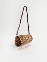 Animal Tabitha Simmons Ana Leather Barrel Shoulder Bag - Image 8 of 13