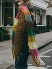 Bright Multi Check Heavyweight Blanket Scarf - Image 2 of 7