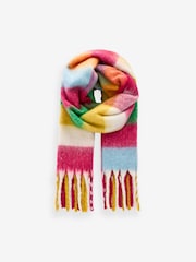 Bright Multi Check Heavyweight Blanket Scarf - Image 5 of 7