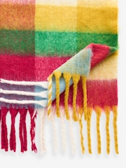 Bright Multi Check Heavyweight Blanket Scarf - Image 6 of 7