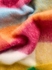 Bright Multi Check Heavyweight Blanket Scarf - Image 7 of 7