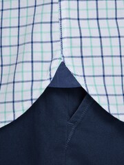 Raging Bull Long Sleeve Small Window Pane Twill White Shirt - Image 5 of 9