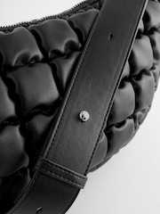 Black Quilted Sling Bag - Image 10 of 12