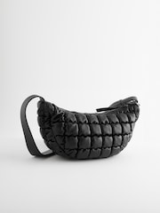 Black Quilted Sling Bag - Image 9 of 12