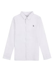 Jack Wills White Boys Linen Blend Shirt - Image 5 of 8