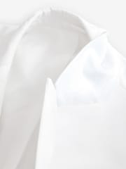 White Satin Lapel Dinner Jacket - Image 10 of 10