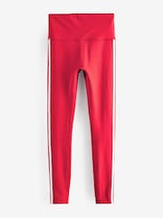 Red Active Piped Leggings - Image 6 of 8