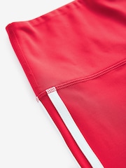 Red Active Piped Leggings - Image 7 of 8