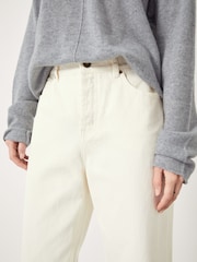 Hush White Boyfriend 100% Cotton Jeans - Image 7 of 8