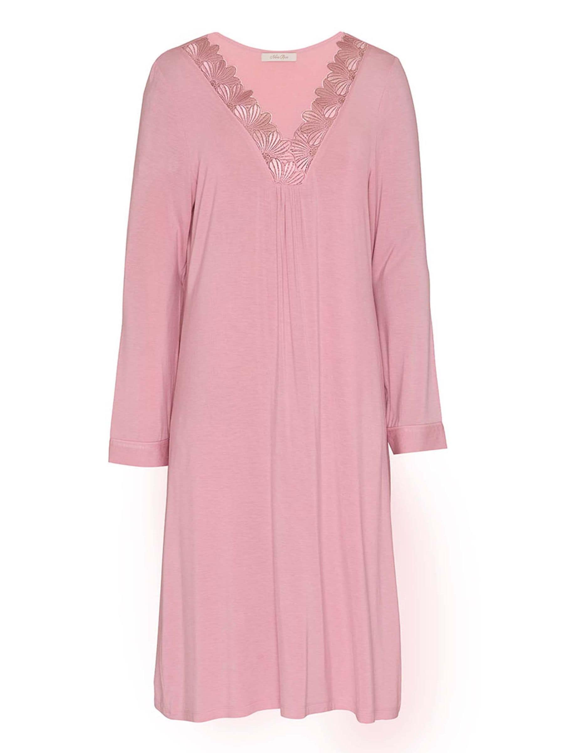 Buy Nora Rose Pink Jersey Floral Lace Short Nightdress from Next