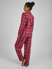 JoJo Maman Bébé Maternity Check Woven Pyjamas Set - Image 3 of 4