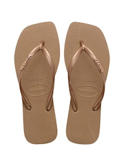Havaianas Square Logo Metallic Sandals - Image 2 of 7