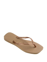 Havaianas Square Logo Metallic Sandals - Image 3 of 7