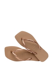 Havaianas Square Logo Metallic Sandals - Image 5 of 7