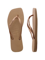 Havaianas Square Logo Metallic Sandals - Image 6 of 7