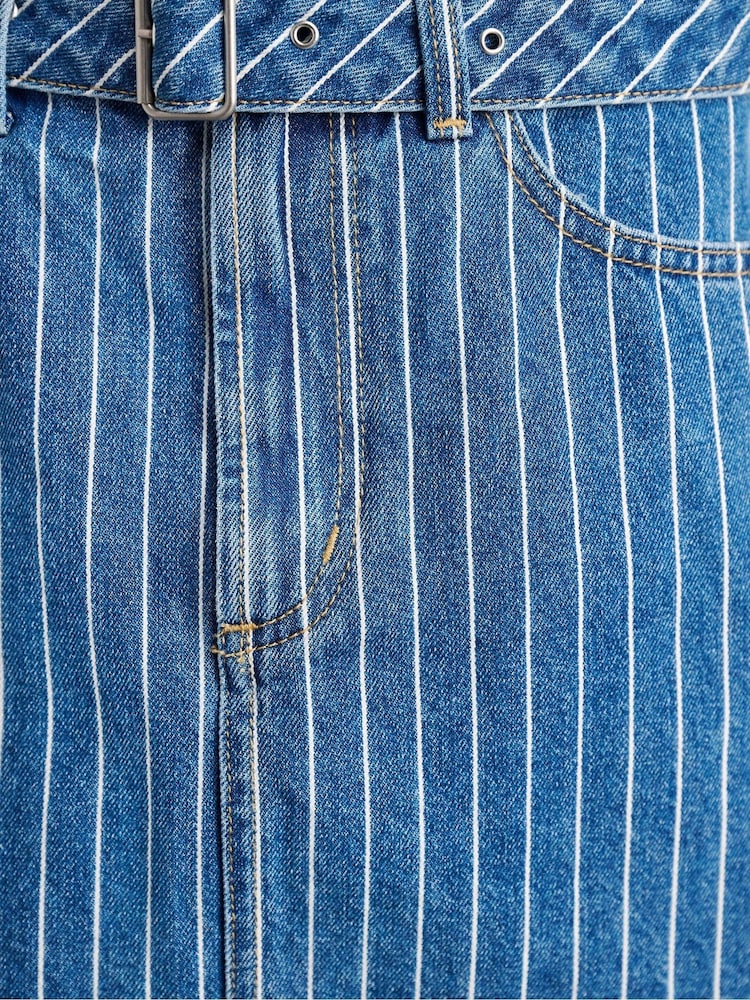 JAG Blue Carrie Belted Denim Mini Skirt - Image 6 of 6 JAG Blue Carrie Belted Denim Mini Skirt - Image 6 of 6