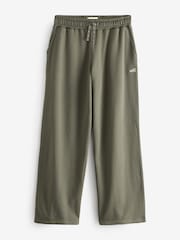 Khakigrün - self. Jogginghose mit weitem Bein - Bild 6 von 8