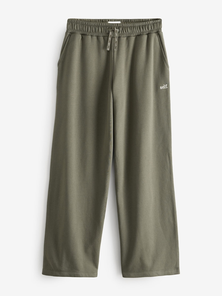 Vert kaki - soi-même. Pantalon de jogging coupe large - Image 6 of 8