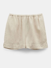 Hush Nude Lana Linen Blend Beach Shorts - Image 5 of 5