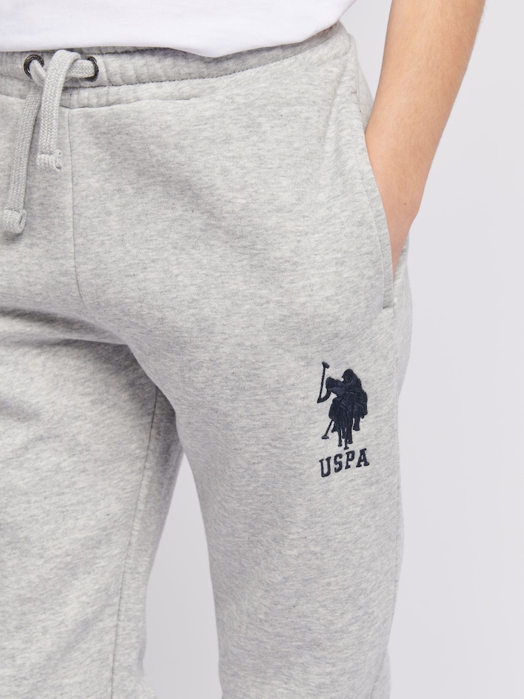 U.S. Polo Assn. Grey Boys Player 3 100% Cotton Joggers - Image 4 of 7