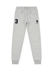 U.S. Polo Assn. Grey Boys Player 3 100% Cotton Joggers - Image 5 of 7