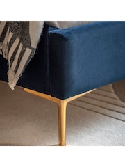 Gallery Home Purple Seaham Upholstered Velvet Bed - Image 4 of 7