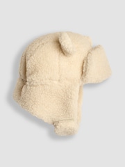JoJo Maman Bébé Cream Cosy Borg Hat - Image 2 of 3