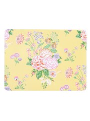 Cath Kidston Yellow Floral Fields Cork Back Placemats - Image 5 of 6